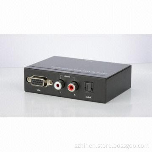 HDMI to VGA adapter with SPDIF Audio